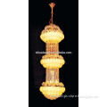 SAA a string Graceful high quality crystal pendant light for hotel,home decor